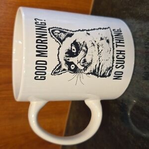 Grumpy CatGood Morning No Such Thing Coffee Mug Cup